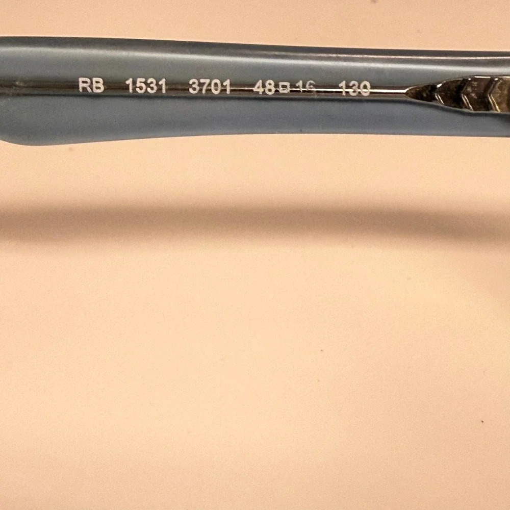 Ray-Ban RB 1531 3701 Tortoise‎ Blue Junior Eyeglasses Frames 48-16-130